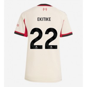 Liverpool Hugo Ekitike #22 Bortatröja Kvinnor 2025-26 Kortärmad